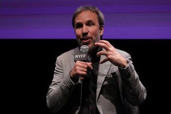 NEW YORK, NEW YORK - OCTOBER 07: Director Denis Villeneuve takes part in a Q&A following the U.S. p...