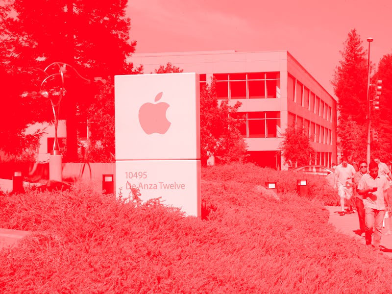 Two Apple properties, De Anza Twelve, (left) and Mariana One (right), in Cupertino, Calif. on Wed. O...