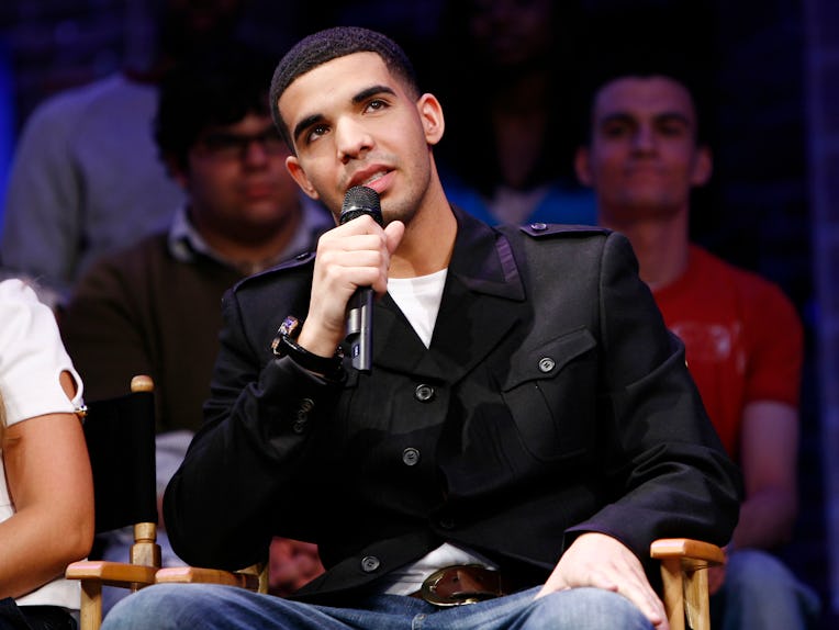 NEW YORK - APRIL 30: From Degrassi Aubrey Graham speaks at the Spring Awakening and Degrassi panel d...