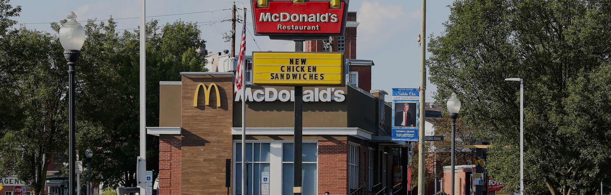 MILTON, PENNSYLVANIA, UNITED STATES - 2021/08/04: A McDonald's restaurant seen in Milton. (Photo by ...