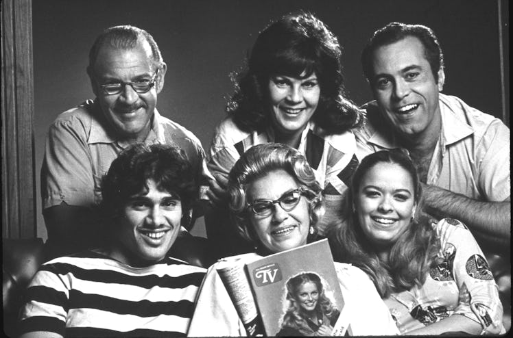The cast of ¿Qué Pasa, USA? in 1977.