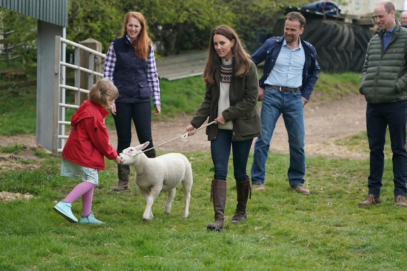 Kate Middleton even gets into farming.