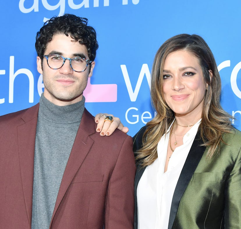 Darren Criss and Mia Swier's baby announcement on Instagram is so cute.