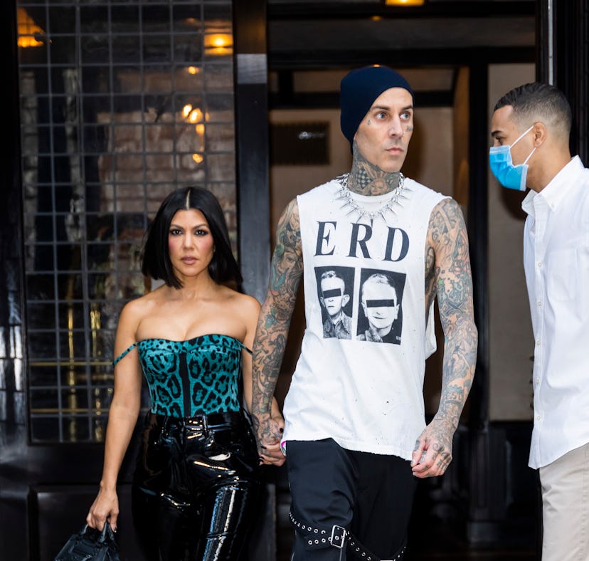 Kourtney Kardashian and Travis Barker's proposal body language is seriously sexy.