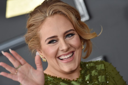 LOS ANGELES, CA - FEBRUARY 12:  Recording artist Adele attends the 59th GRAMMY Awards at STAPLES Cen...