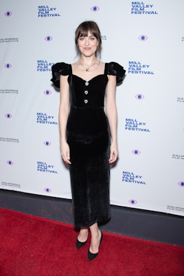 SAN RAFAEL, CALIFORNIA - OCTOBER 16: Actress Dakota Johnson arrives at the screening of "The Lost Da...