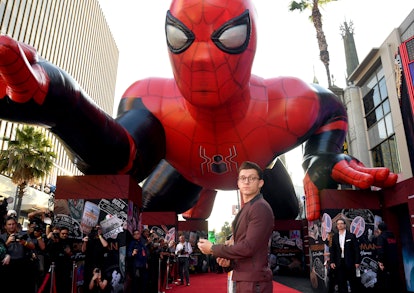 Tom Holland attends the premiere of 'Spider-Man: Far From Home' in 2019. 
