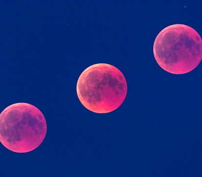 The full blood moon lunar eclipse on Nov. 19, 2021.