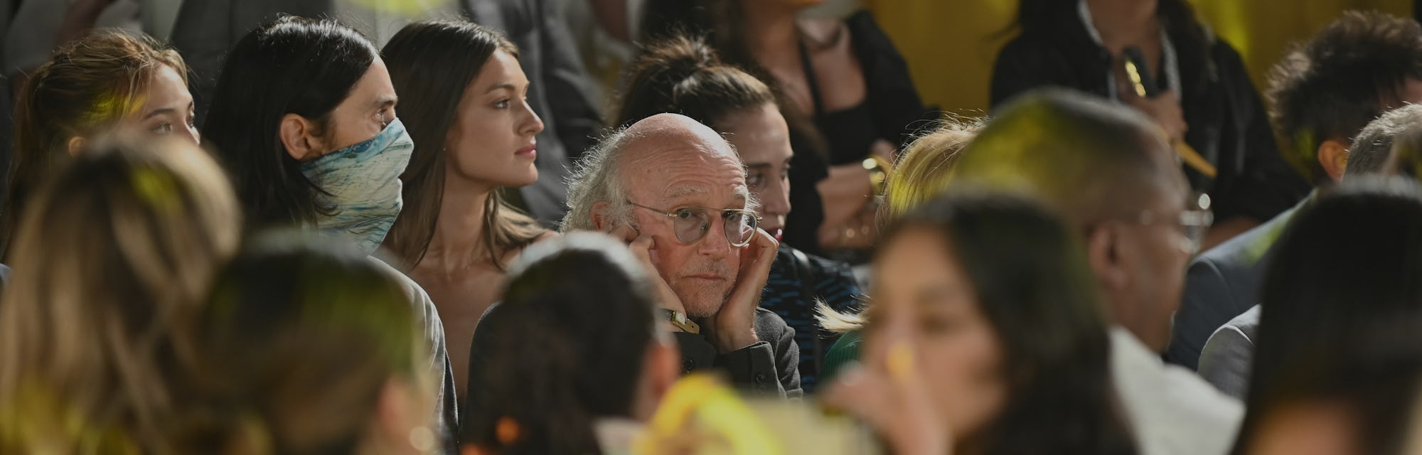 NEW YORK, NEW YORK - SEPTEMBER 12: Larry David attends Staud - Front Row & Backstage - September 202...