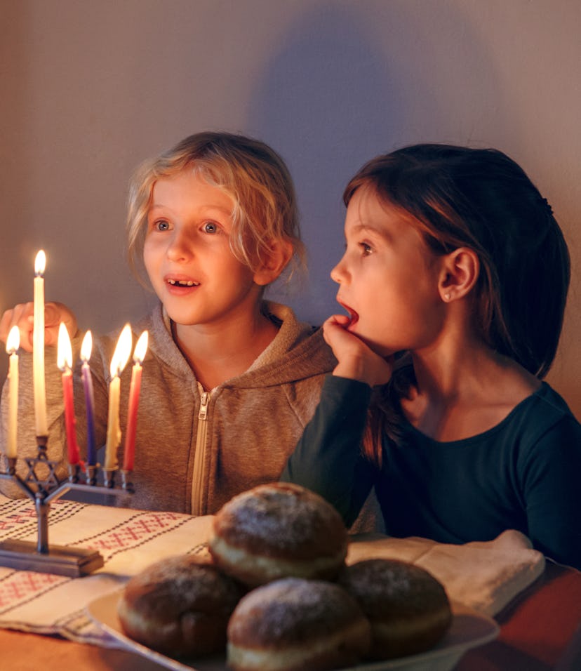 kids on hanukkah