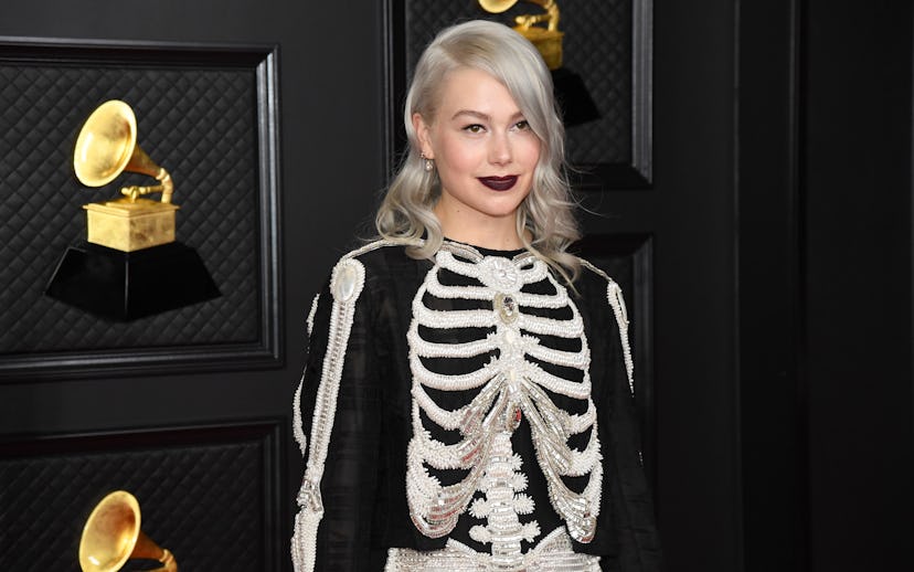 LOS ANGELES, CALIFORNIA - MARCH 14: Phoebe Bridgers attends the 63rd Annual GRAMMY Awards at Los Ang...