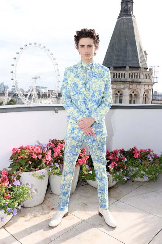 Timothee Chalamet attends the Dune Photocall in London 
