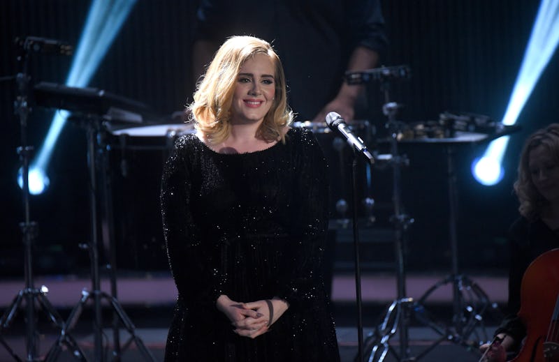 The singer Adele performs on stage during RTL's end-of-year review '2015! Menschen, Bilder, Emotione...