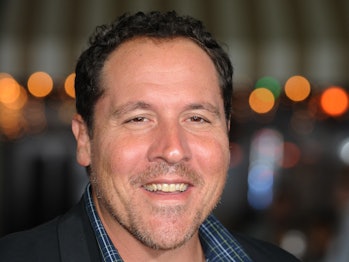 Writer and Actor Jon Favreau poses for photographers as he arrives on the red carpet for the premier...