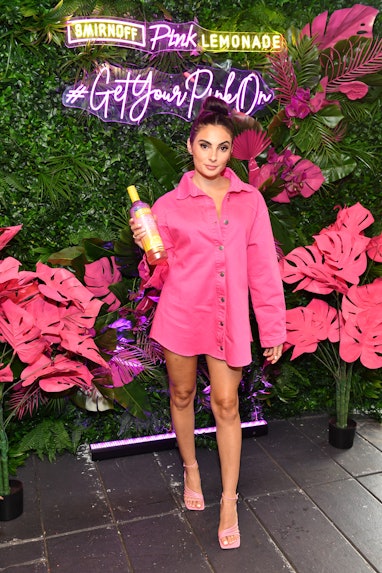 NEW YORK, NEW YORK - SEPTEMBER 14: Smirnoff celebrates its pink lemonade portfolio with signature co...