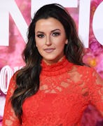 Bachelor in Paradise alum Tia Booth attends the premiere of Warner Bros. Pictures' "Isn't It Romanti...