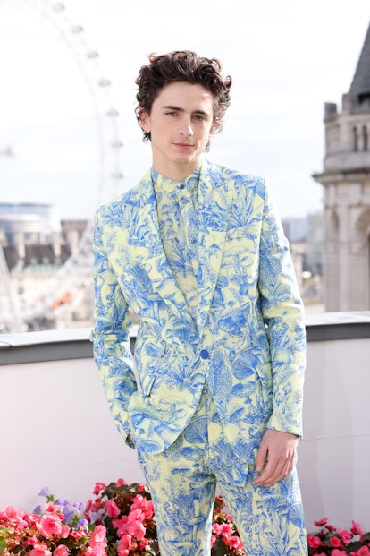Timothée Chalamet attends the Dune Photocall in London 