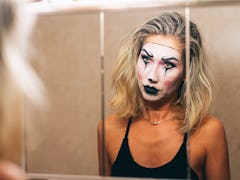 Halloween woman. Make up