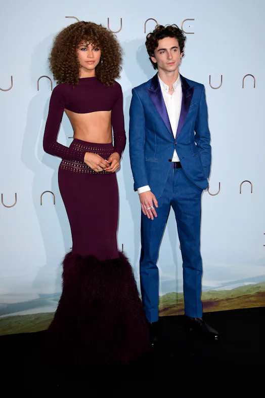 zendaya purple dress dune Every Outfit Zendaya Has Worn to Promote 'Dune,' Ranked
