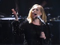 The singer Adele performs on stage during RTL's end-of-year review '2015! Menschen, Bilder, Emotione...