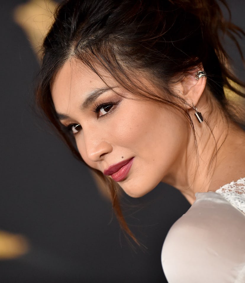LOS ANGELES, CALIFORNIA - OCTOBER 18: Gemma Chan attends the Los Angeles Premiere of Marvel Studios'...
