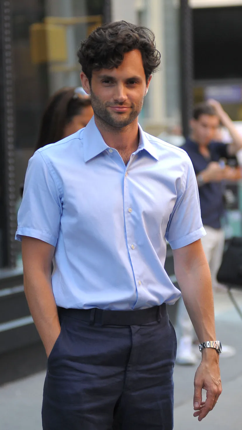 NEW YORK, NY - SEPTEMBER 05: Actor Penn Badgley is seen on September 5, 2018 in New York City. (Ph...