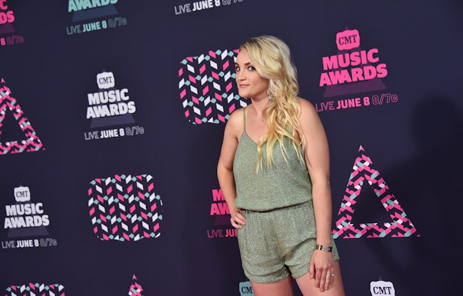 NASHVILLE, TN - JUNE 08: Actress/singer Jamie Lynn Spears attends the 2016 CMT Music awards at the ...