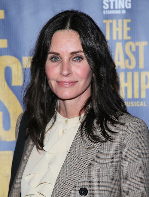 LOS ANGELES, CALIFORNIA - JANUARY 22: Courteney Cox attends the The Last Ship Opening Night Perfo...
