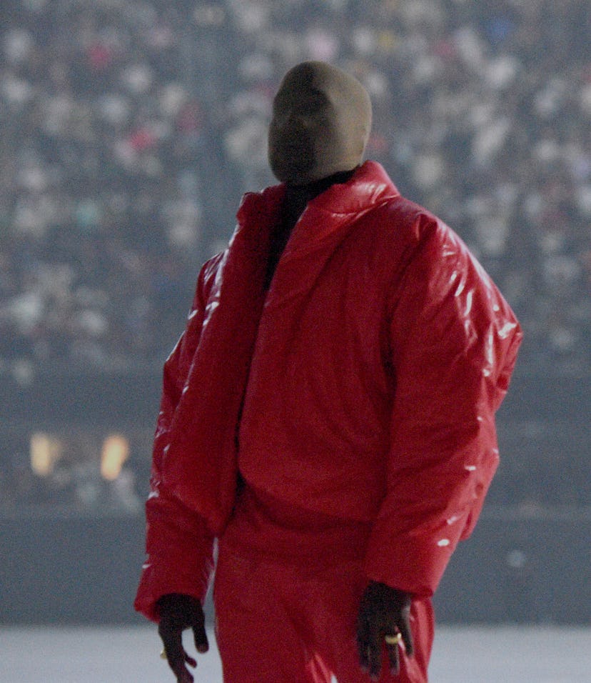 ATLANTA, GEORGIA - JULY 22: Kanye West is seen at ‘DONDA by Kanye West’ listening event at Mercedes-...