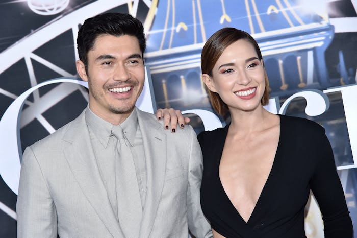 Henry Golding took his daughter for a hike.