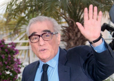 US director Martin Scorsese poses during the photocall of the movie "The Red Shoes" directed by Brit...