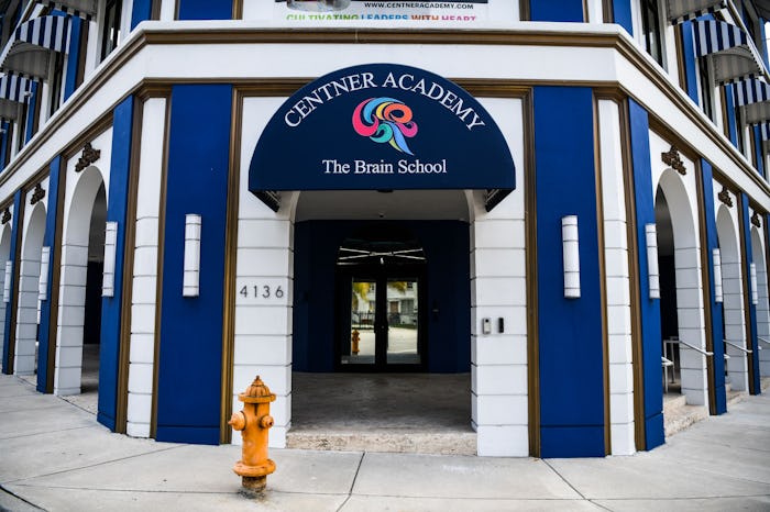 Center Academy private school building is seen in Miamis Design District in Miami, on April 27, 202...