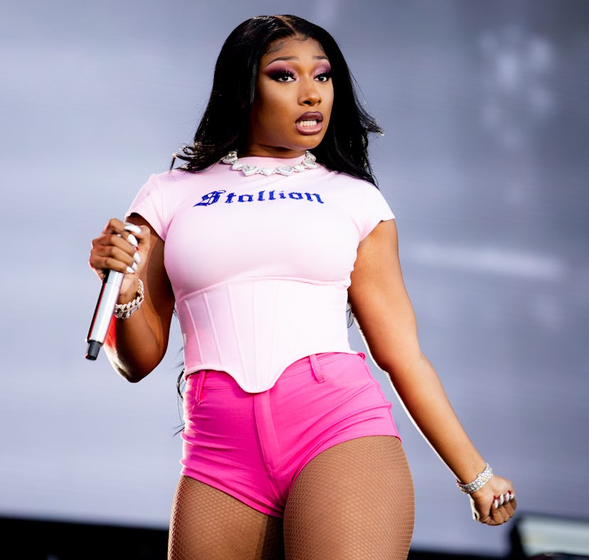 Megan Thee Stallion, who you can dress up as for your Halloween costume in 2021.