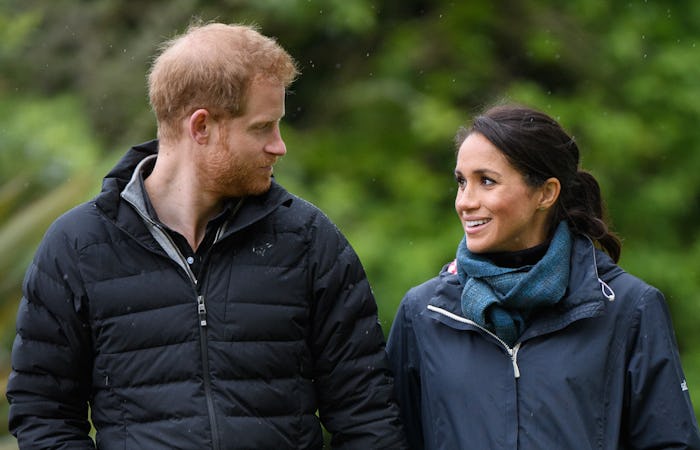 WELLINGTON, NEW ZEALAND - OCTOBER 29: (UK OUT FOR 28 DAYS) Prince Harry, Duke of Sussex and Meghan,...