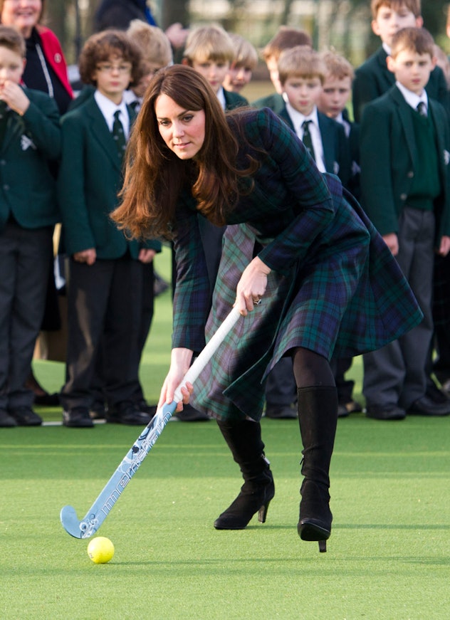Kate Middleton became a big fan of plaid.