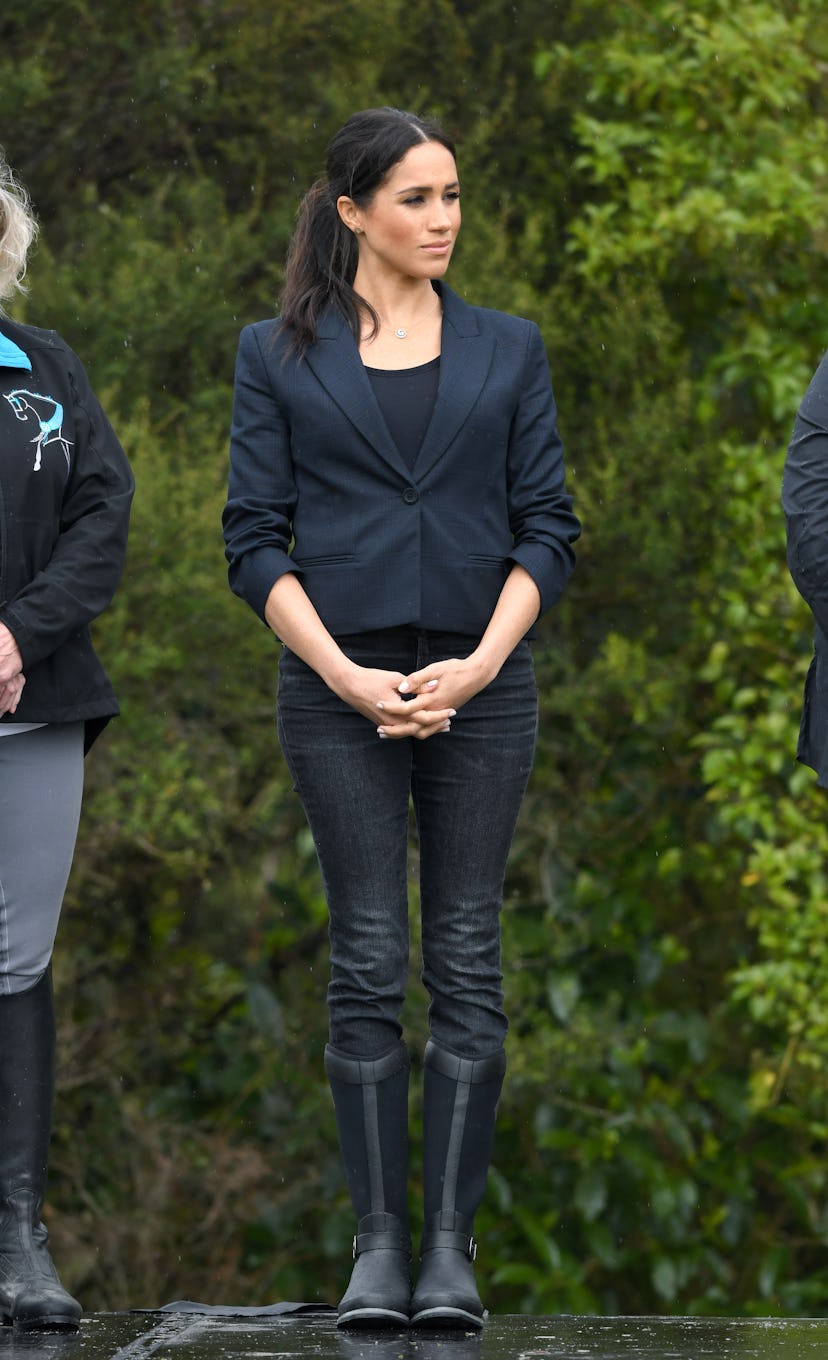 Meghan Markle wore Bogs.