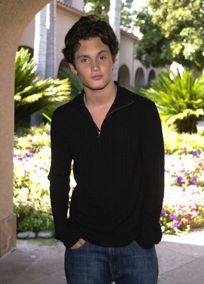Penn Badgley during The WB Network's 2002 summer press tour. (Photo by Jean-Paul Aussenard/WireImage...
