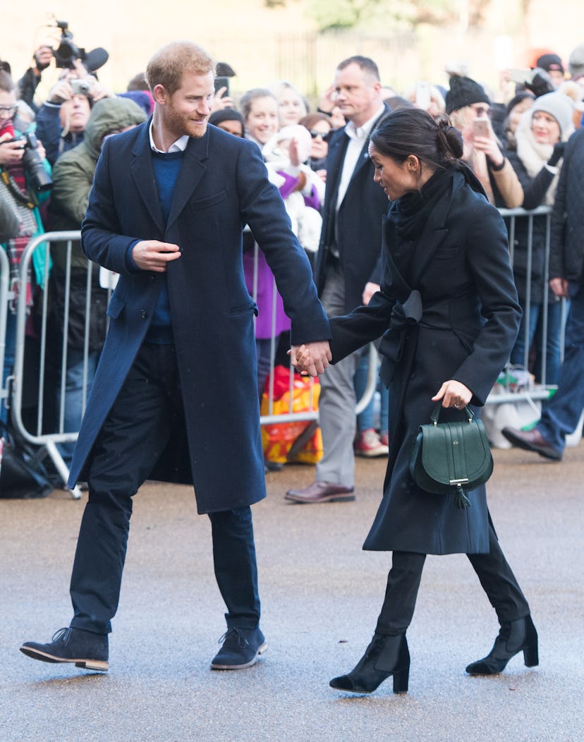 Meghan Markle wore boots in Wales.