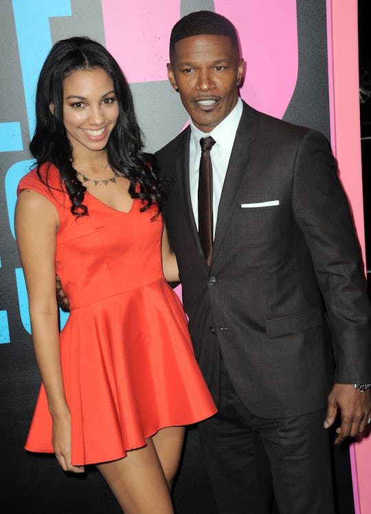 HOLLYWOOD, CA - NOVEMBER 20:  Actor Jamie Foxx and daughter Corrine Bishop arrive for the Premiere O...