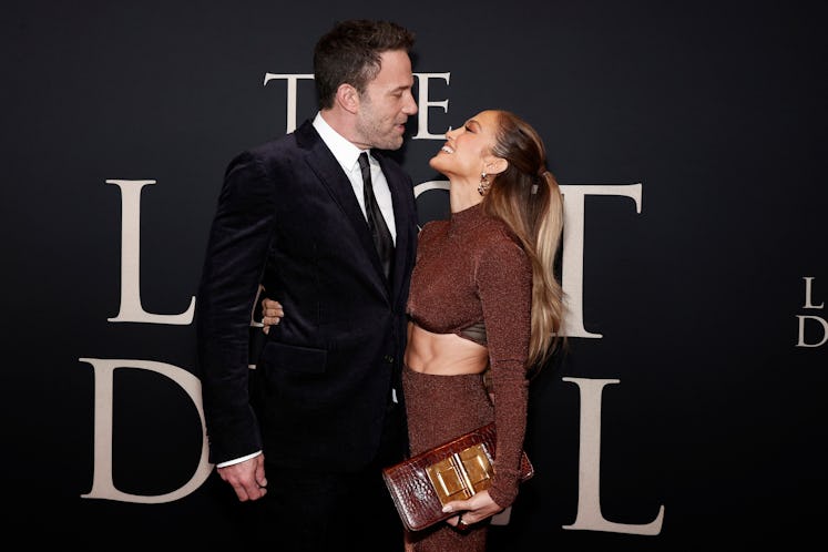 Ben Affleck and Jennifer Lopez at 'The Last Duel' premiere in 2021.