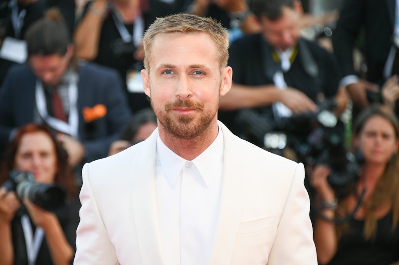 VENICE, ITALY - AUGUST 29:  Ryan Gosling walks the red carpet ahead of the opening ceremony and the ...