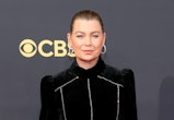 LOS ANGELES, CALIFORNIA - SEPTEMBER 19: Ellen Pompeo attends the 73rd Primetime Emmy Awards at L.A. ...