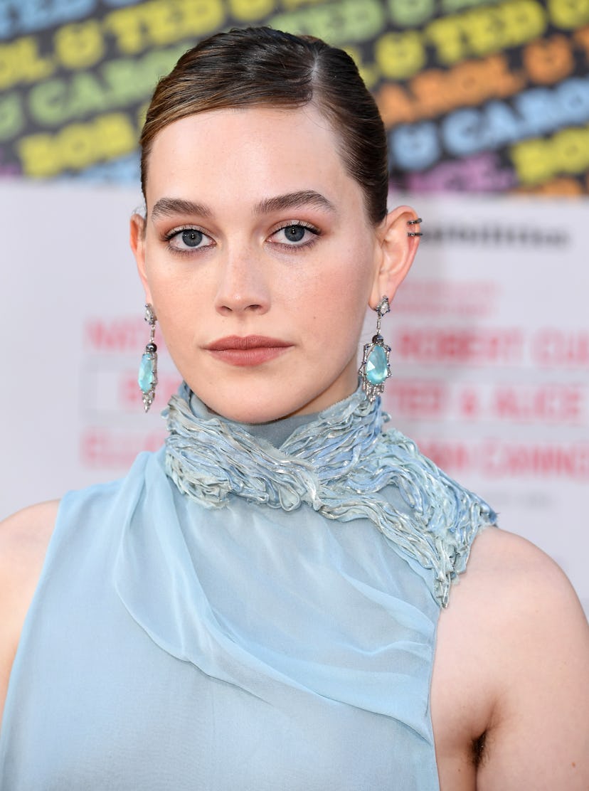 Victoria Pedretti at the "Once Upon A Time...In Hollywood" Los Angeles premiere. 