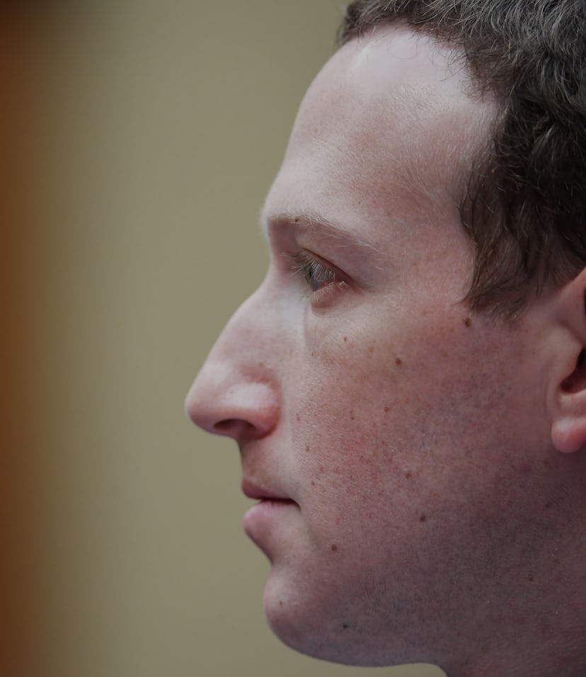 WASHINGTON, DC - APRIL 11: Facebook CEO, Mark Zuckerberg appears for a hearing with the House Energy...