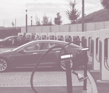 Zusmarshausen, Germany - August 21: (BILD ZEITUNG OUT) 12 fast-charging stations are reserved for Te...