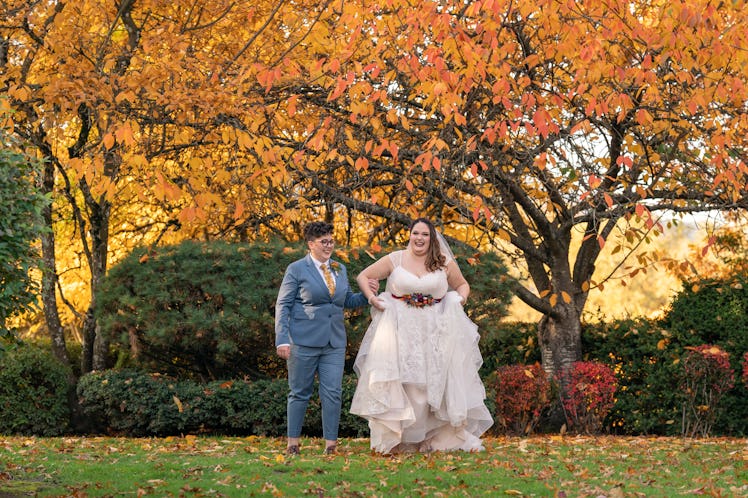 Use these fall wedding hashtags for Instagram or TikTok to make your celebration even more festive.