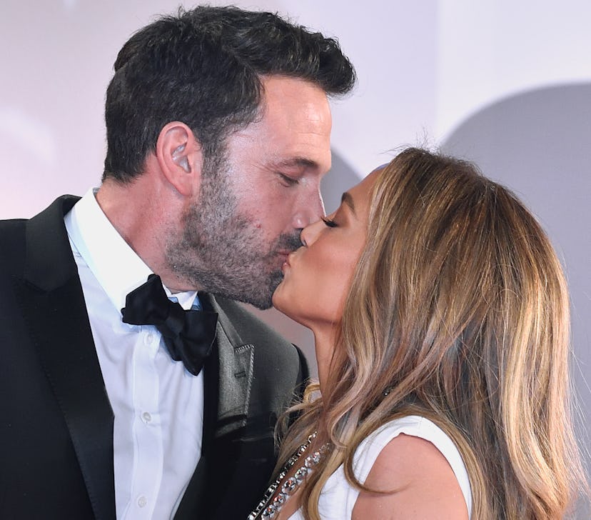 American actor Ben Affleck and american actress and singer Jennifer Lopez  at the 78 Venice Internat...