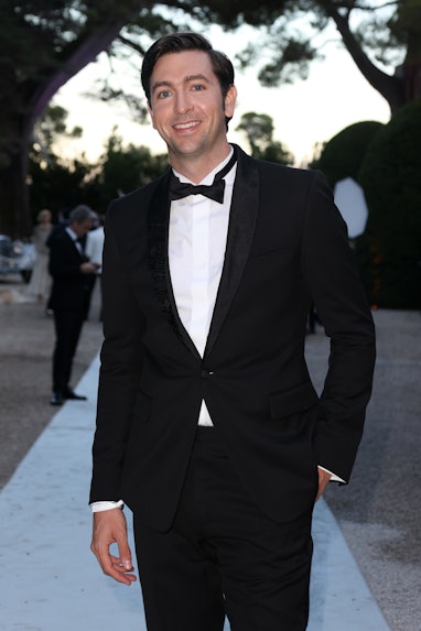 CAP D'ANTIBES, FRANCE - JULY 16: Nicholas Braun attends the amfAR Gala 2021 presented by The Red Sea...