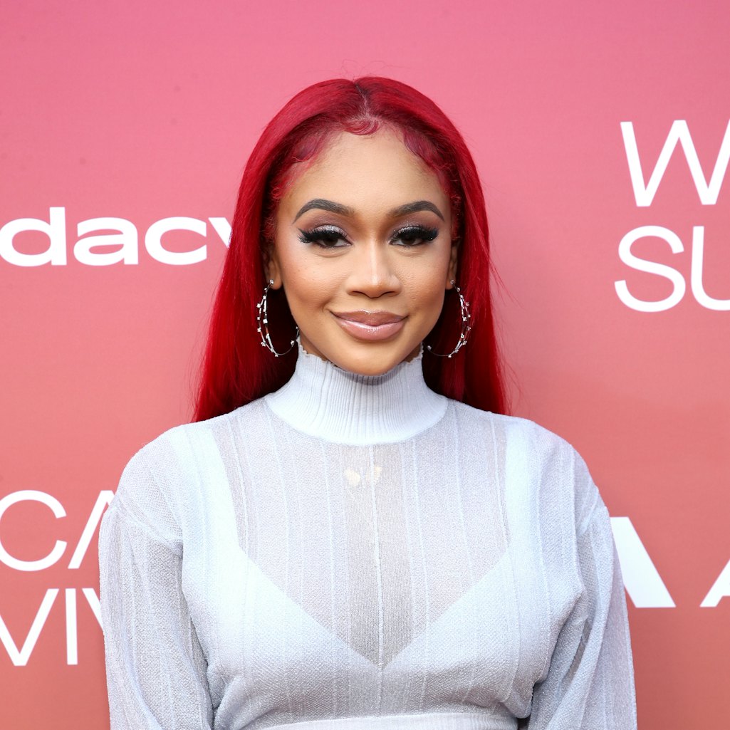 LOS ANGELES, CALIFORNIA - OCTOBER 23: Saweetie attends the 8th annual "We Can Survive" concert hoste...