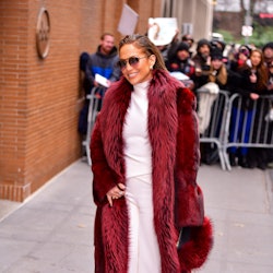 Jennifer Lopez in New York City 2018.